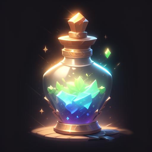 10738-3276335648-game icon institute game icon bottle  sparkle  light particles black backgroundgreen_lora_game icon institute_yanjiusuop.png